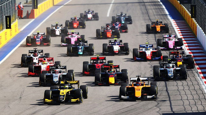 Các tay lái F2 và F3 có thể giành được tới 65 điểm ở mỗi chặng đua