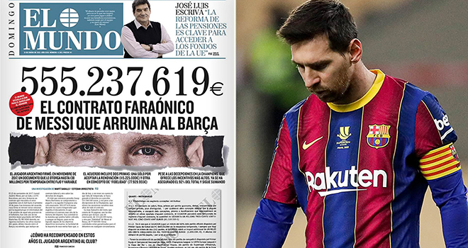 Mối tình Messi – Barca đặt dấu chấm hết, Messi chuẩn bị kiện Barcelona