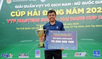 Tay vợt số 1 Việt Nam Lý Hoàng Nam và chiến thắng mãn nguyện